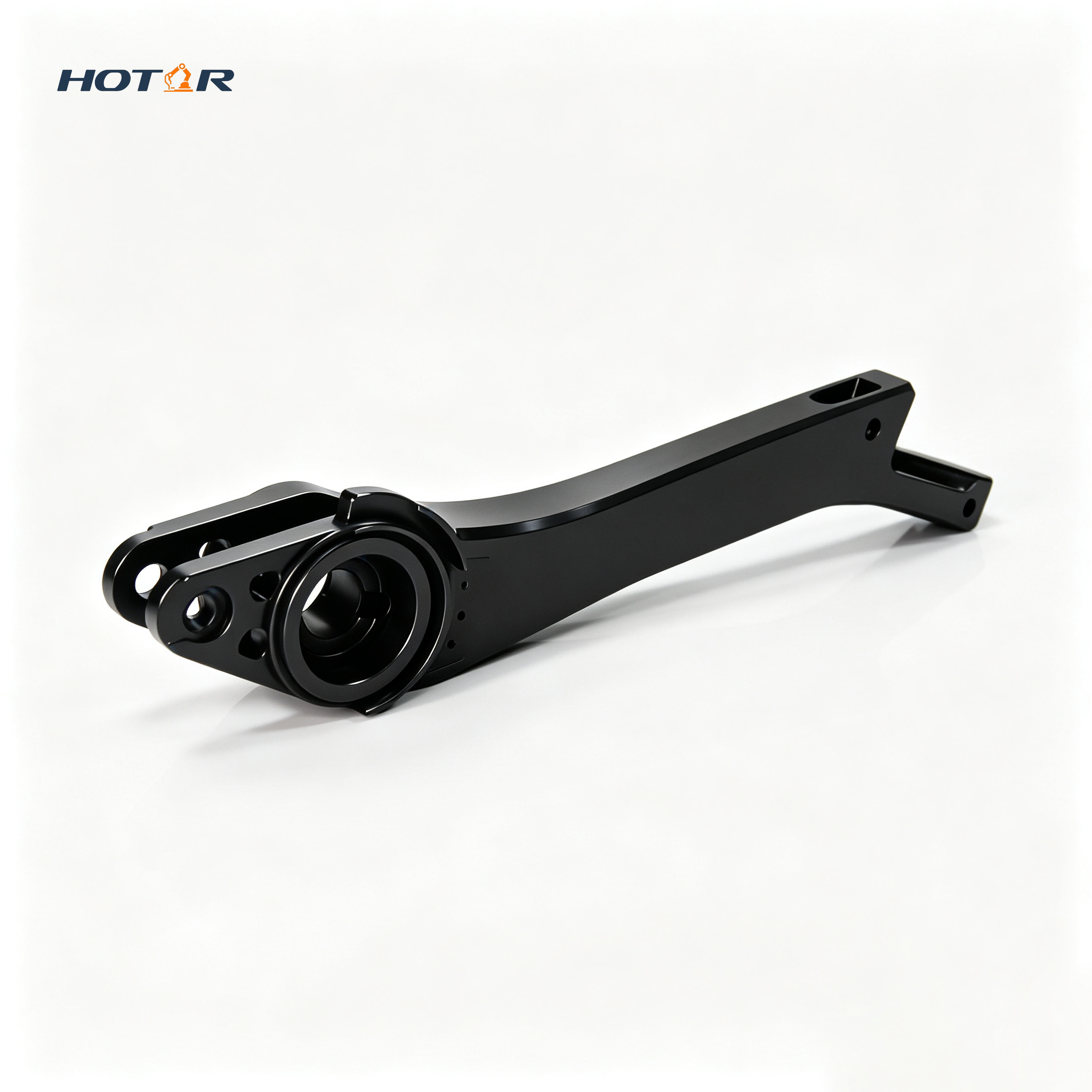 Precision CNC-machined robot lower leg component