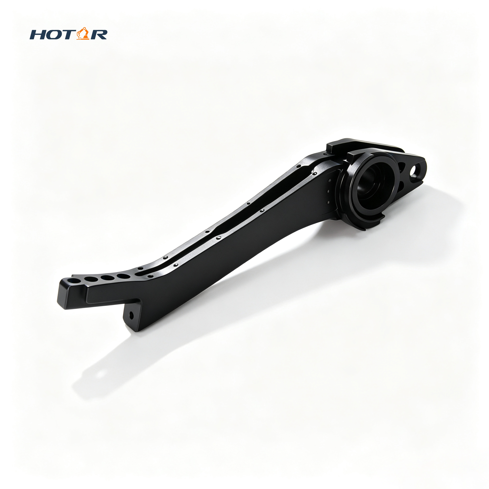 Precision CNC-machined robot lower leg component