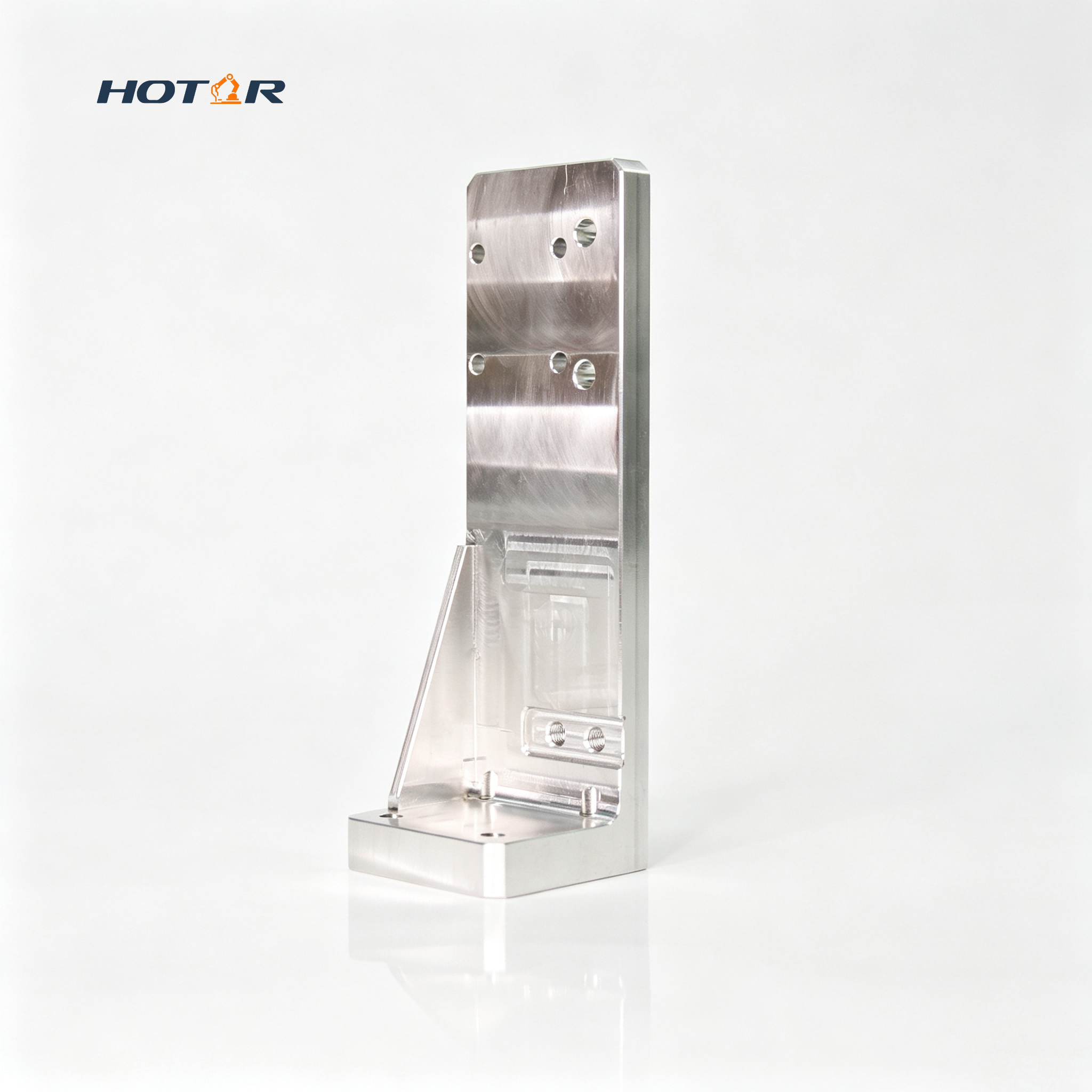 Precision CNC-machined support bracket